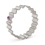 3-7/8" Fluted Circle Cookie Cutter 7556A wedding child birthday