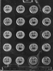 Bite Size Crown Checker Pieces Chocolate Mold M034 Chess princess royal