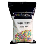 Multi Color 3-4MM Sugar Pearls 16 Ounce 1 Pound Easter child birthday