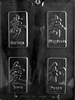 Asian Symbols Box Set Chocolate Mold I024 wedding chinese new year