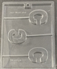 Letter C lollipop sucker chocolate mold 60AO-1337C initial graduation