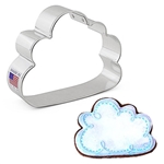 3-3/4" Cloud Shaped Cookie Cutter 7921A weather sky meteorology storm