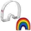 4" Simple Rainbow Shaped Cookie Cutter 8542A gay pride leprechaun Irish unicorn meteorology