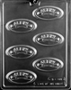 Rowing Crew Oval Bar Chocolate Mold S119 regatta