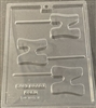 Letter N lollipop sucker chocolate mold 60AO-1337N initial graduation