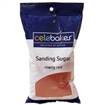 Red Sanding Sugar  16 Ounce Bag Valentine's Sweetest Day Christmas 7500-78300R