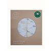 LittleBubz 2 Pack Cot Fitted Organic Sheet Clouds Grey & Natural/Turtle