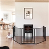 BabyDan Olaf XXX Wide Hearth Gate/ Room Divider Black