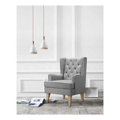 Babylo Glider Nested Soothe Easy Chair and Rocker Grey