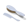 Babyono Hair Brush and Comb  Soft Bristle White Babyono Hair Brush and Comb  Soft Bristle Blue