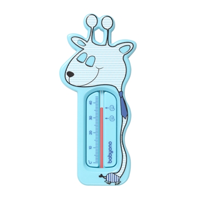 Babyono Giraffe Bath Thermometer Blue