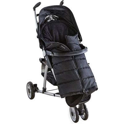 Clair de Lune Cocoon Pushchair Footmuff Black