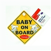 Clippasafe "Baby on Board" / "Child on Board" Sign