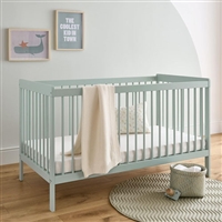 Cuddle Co Nola Cot Bed Sage Green