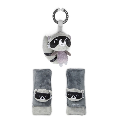 Diono Harness Soft WrapsÂ® & Toy Racoon