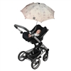 Dooky Stroller Parasol - Romantic Leaves Beige