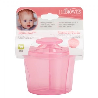 Dr Brown Milk Powder Dispenser Pink