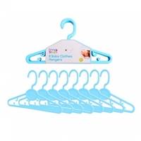 First Steps Baby Clothes Hangers 8 Pack Blue