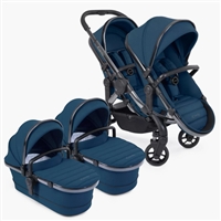 iCandy Peach 7 Pushchair and Carrycot - Twin Cobalt