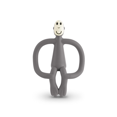 Matchstick Monkey Teether Grey