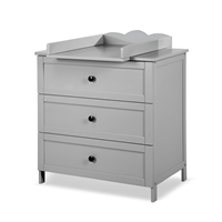 Klups Oliver Chest of Drawers with Changing Tray Grey