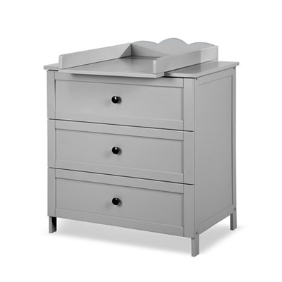 Klups Oliver Chest of Drawers with Changing Tray Grey