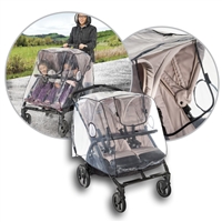 Reer Side by Side Double Stroller Raincover