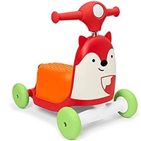 Skip Hop Zoo 3-In-1 Ride On Toy Fox