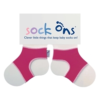 Sock Ons Fuchsia 6-12m