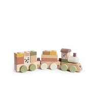 Tiny Love Wooden Stacking Train - Boho Chic