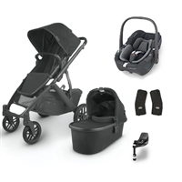 Uppababy Vista V2 Jake Travel System With Maxi Cosi Pebble 360 & Familyfix 360 Base