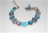 Mariana "Sophia" 8" Statement Bracelet from the Italian Ice Collection with Swarovski Crystals and RhodiumPlating