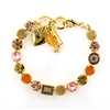 Mariana 8" Statement Bracelet from the Desert Flower Collection and Yellow Gold Plating