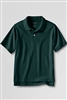 Lands' End Boys Polo Shirt - Short Sleeve, Green Knit