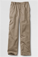 Lands' End Khaki Pants: Boys Full Elastic Waist