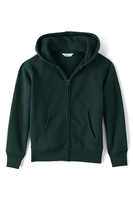 Lands' End Gym Zip Hoodie with Logo