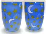 Rick and Valerie Beck Moon and Stars Vase