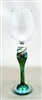 Mark Rosenbaum Green Wine Goblet