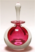 Mary Angus Pink  Glass Perfume bottle