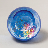 The Glass Eye Milky Way Paper Weight
