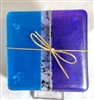 Chris Paulson Straight Turquoise blue/ cobalt Coasters