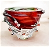 Leon Applebaum Hand Blown Small Gnarly Bowl