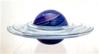 The Glass Eye Rings of Saturn Paper Weight
