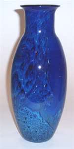 Josh Simpson Blue New Mexico Vase