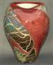 Christopher Morrison Hand Blown Amorphic Glass Vase