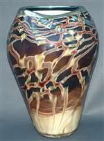 Christopher Morrison Large Tiger Eye Amorphic Vase
