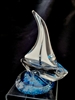 Anchor Bend Extra Small Glass Sailboat