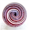 Filip Vogelpohl 2" Red Dichro Vortex Glass Marble