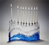 Joel Bless Blue Wave Menorah