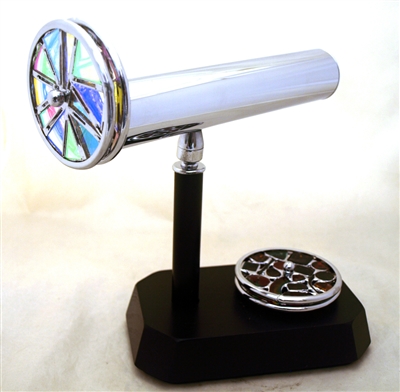 Kaleidoscopes Small Contempo Dichro Interchangeable Chrome Kaleidoscope